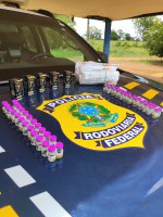 PRF apreende carga de medicamentos em Água Clara (MS)