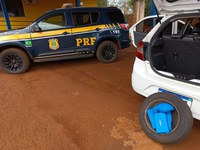 PRF apreende 4 Kg de cocaína em Rio Brilhante (MS)