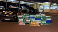 PRF apreende 984 Kg de maconha e recupera veículo em Caarapó (MS)