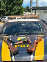 PRF apreende três armas em Corumbá (MS)