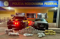 PRF apreende  95,1 kg de diversas drogas em Miranda (MS)
