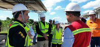 Diretor-Geral da PRF visita obras da Ponte Bioceânica em Porto Murtinho (MS)