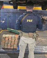 PRF apreende 56 Kg de cocaína em Dourados (MS)
