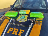 PRF apreende skunk e armas em Paranaíba (MS)