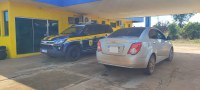 PRF recupera veículo em Água Clara (MS)