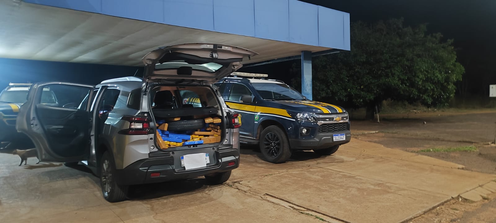 420 quilos de maconha em Água Clara