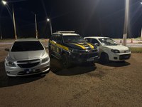 PRF recupera três veículos em Nova Alvorada do Sul (MS)