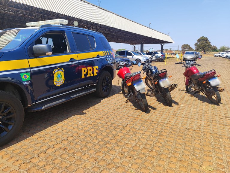 PRF apreende três motocicletas adulteradas em Campo Grande (MS)