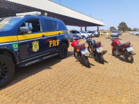PRF apreende três motocicletas adulteradas em Campo Grande (MS)