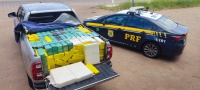 PRF apreende 1,6 tonelada de maconha na BR-267