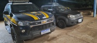 PRF recupera veículo em Água Clara (MS)