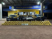 PRF apreende 107 Kg de skunk e prende dupla em Miranda (MS)