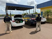 PRF apreende 280 Kg de maconha em Eldorado (MS)