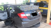 PRF apreende mercadorias estrangeiras na BR-267