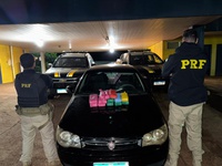PRF apreende 10 Kg de drogas em Ponta Porã (MS)
