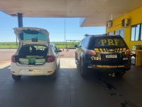 PRF apreende 208 Kg de maconha em Naviraí (MS)