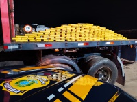 PRF apreende 370 Kg de cocaína em Campo Grande (MS)