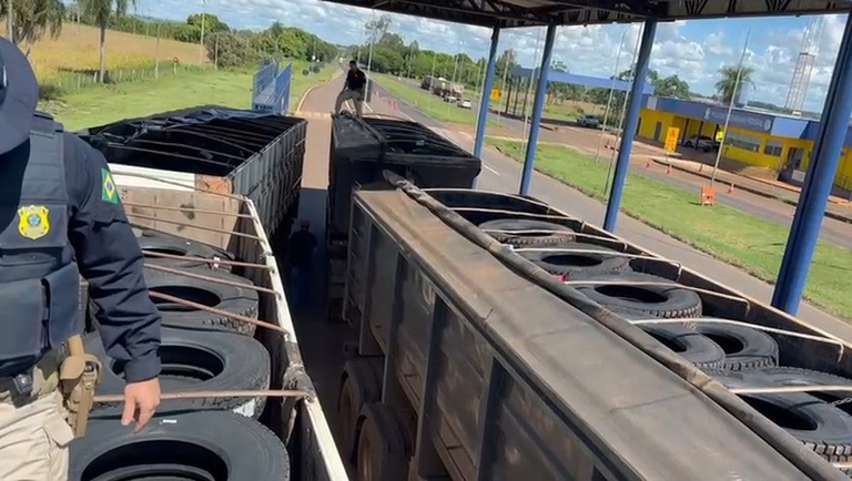 PRF apreende 565 pneus de origem estrangeira em Caarapó (MS).jpeg