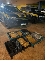 PRF apreende 61 Kg de maconha em Ponta Porã (MS)