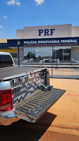 PRF apreende cigarros eletrônicos em Deodápolis (MS)