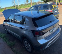 PRF recupera veículo em Nova Alvorada do Sul (MS)