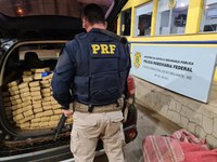 PRF apreende 1,5 tonelada de maconha durante Operação Tiradentes 2022 no MS