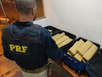 PRF apreende 27 Kg de maconha em Jaraguari (MS)