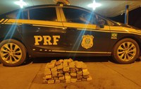 PRF apreende 37 Kg de maconha com passageiro de ônibus em Campo Grande (MS)