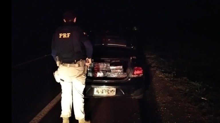 PRF apreende 300 Kg de maconha em Rio Brilhante (MS)