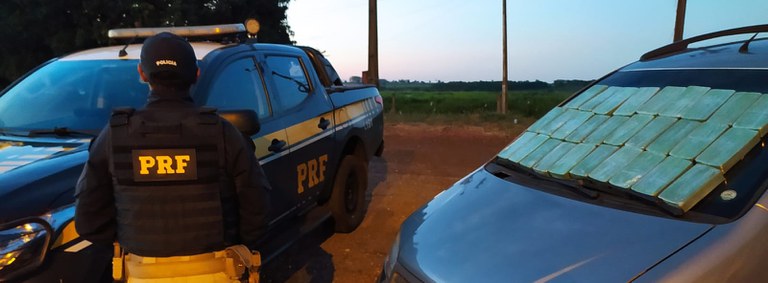 PRF apreende 30 Kg de pasta base de cocaína em Ivinhema (MS)