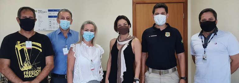 PRF/MS recebe vista de representantes da Associação FireBikers e Instituto Emanuelle