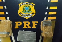 PRF apreende 10 Kg de cocaína após dois flagrantes na BR-262