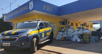 PRF apreende 1.125 Kg de maconha em Água Clara (MS)