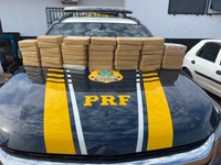 PRF e DENAR apreendem 41 Kg de pasta base de cocaína em Campo Grande (MS)