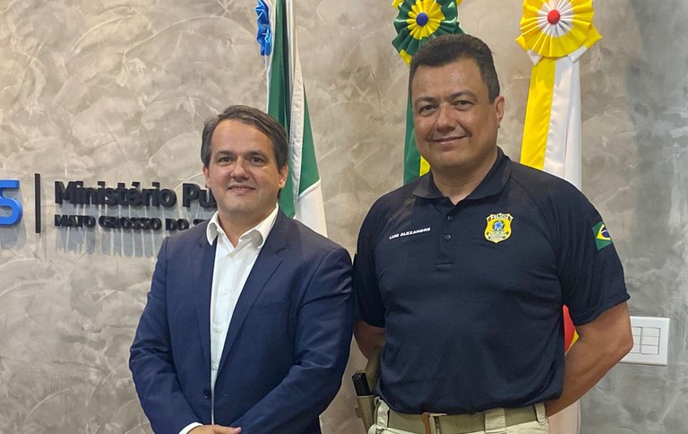 Superintendente da PRFMS visita o Procurador-Geral de Justiça do MPMS em Campo Grande (MS)2