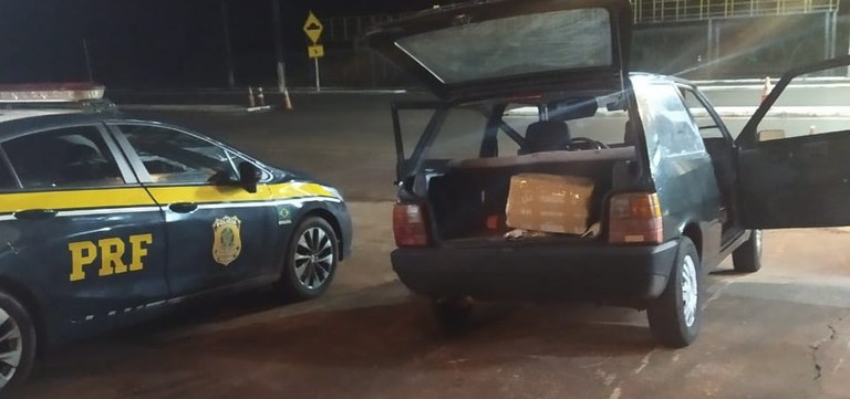 PRF apreende 124 Kg de maconha em Ponta Porã (MS)