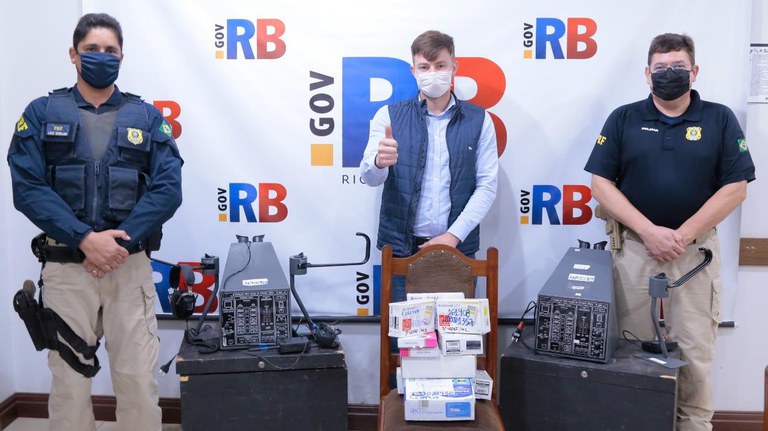 PRF faz doação para secretaria de Saúde de Rio Brilhante (MS)