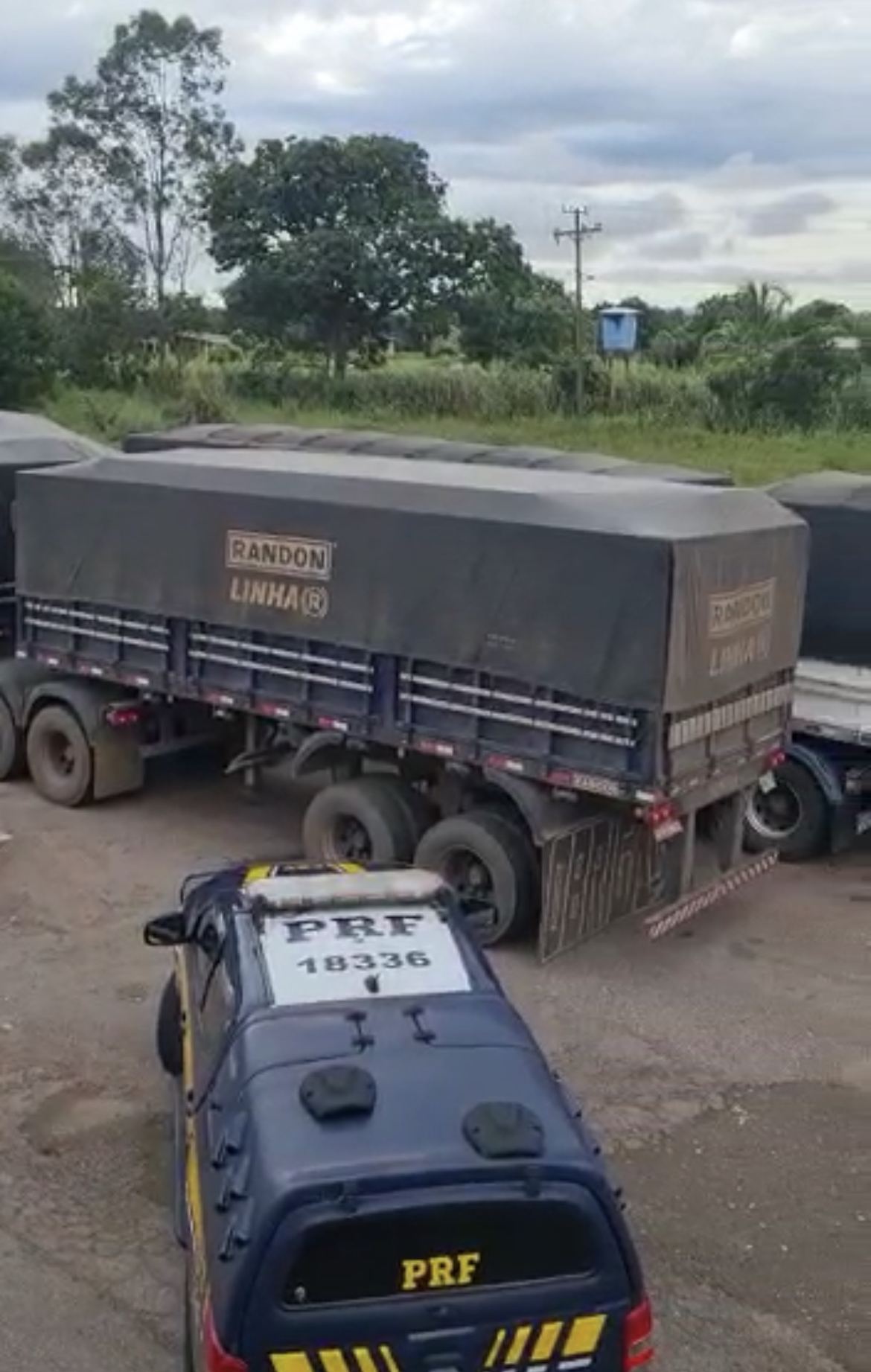 PRF apreende 190 m3 de madeira transportados ilegalmente em Coxim (MS)