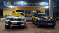 PRF apreende 50 Kg de cocaína e prende dupla em Miranda (MS)