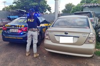 PRF recupera veículo em Anastácio (MS)