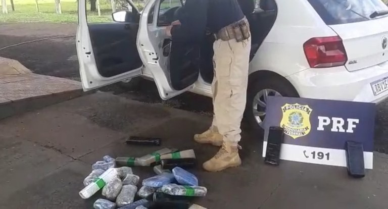 PRF apreende 24,7 Kg de maconha e 5,8 Kg de skunk em Campo Grande (MS)