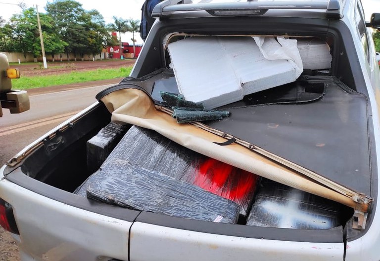 PRF apreende mais de uma tonelada de maconha em Dourados (MS)