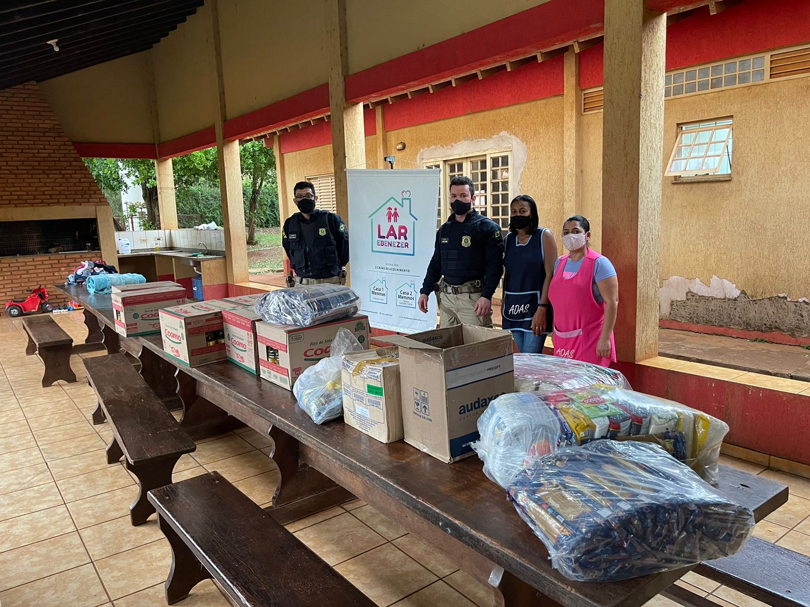 PRF no Mato Grosso do Sul inicia a entrega de mais de 19 toneladas de alimentos arrecadados durante a Campanha Estrada Solidária2