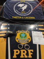 Em Pontes e Lacerda/MT, PRF apreende pistola de fabricação caseira