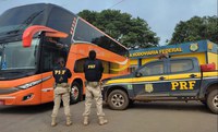 Em Sorriso/MT, ônibus que voltava de Brasília é apreendido pela PRF