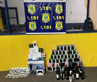 Polícia Rodoviária Federal realiza 2 apreensões, no mesmo dia, de cigarros eletrônicos e outras mercadorias sem documentos em fiscalizações