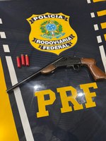 PRF apreende arma de fogo durante fiscalização em Rondonópolis (MT)
