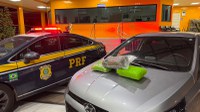 PRF apreende drogas e prende dois homens por tráfico na BR-364, em Cuiabá/MT