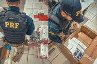 PRF apreende eletrônicos e cosméticos transportados sem documentação fiscal em ônibus de excursão em Barra do Garças