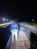 PRF apreende mais de 115 m³ de madeira transportada sem documentação na BR-163, em Guarantã do Norte (MT)